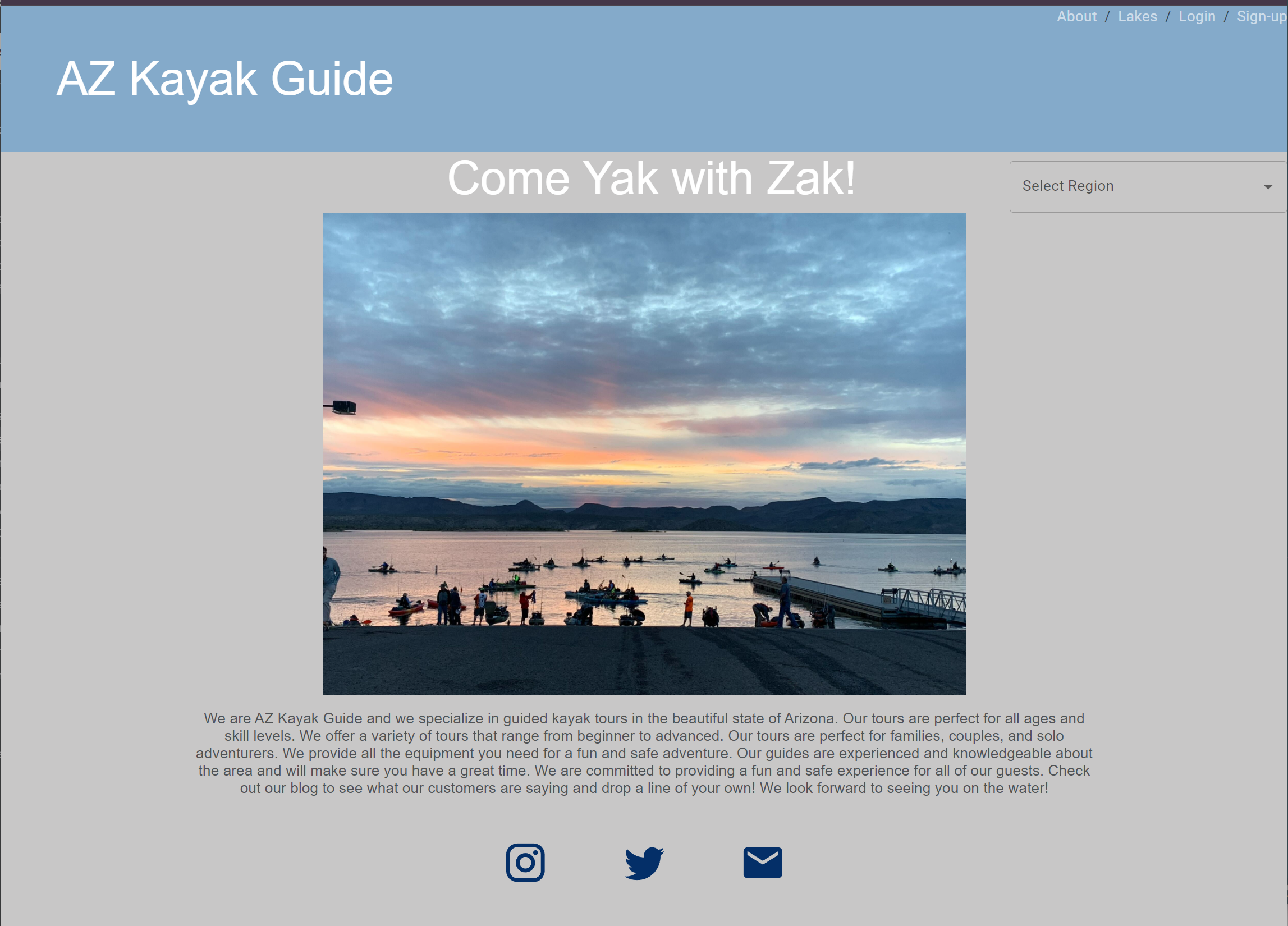 displayed projects with associated links